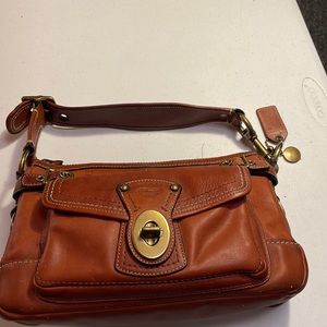 Vintage Coach Leather Shoulder Purse